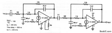 Norton_fourth_order_250_kHz_bessel_filter