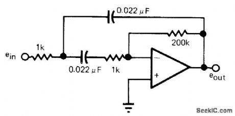 100_Hz_BANDPASS_SALLEN_KEY