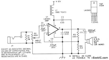 SPEAKER_AMPLIFIER_FOR_HAND_HELD_TRANSCEIVERS