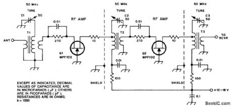 6_METER_PREAMPLIFIER_PROVIDES_20_dB_GAIN_AND_LOW_NF