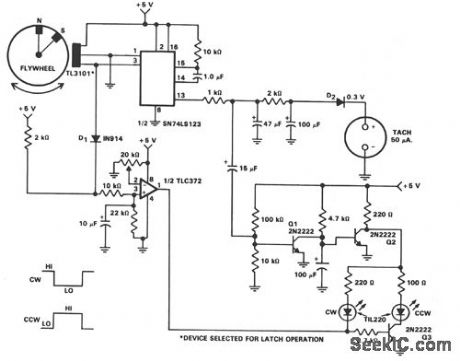 TACHOMETER_AND_DIRECTION_OF_ROTATION_CIRCUIT
