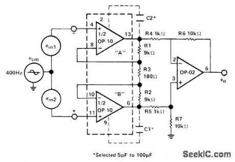 400_Hz_AMPLIFIER_WITH_95_dB_CMRR
