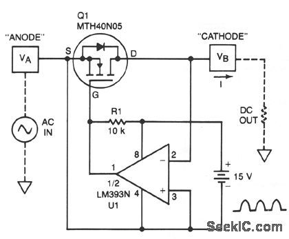 LOW_FORWARD_DROP_RECTIFIER_CIRCUIT