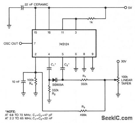 VARIABLE－CAPACITANCE_DIODE_SPARKED_VCO