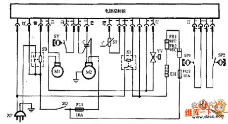 Dishwasher circuit diagram 01
