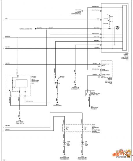BMW (without DRL2) headlight circuit diagram