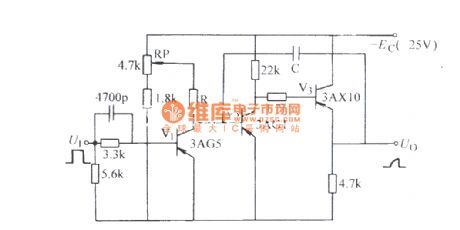 Capacitance negative feedback sawtooth wave circuit 3