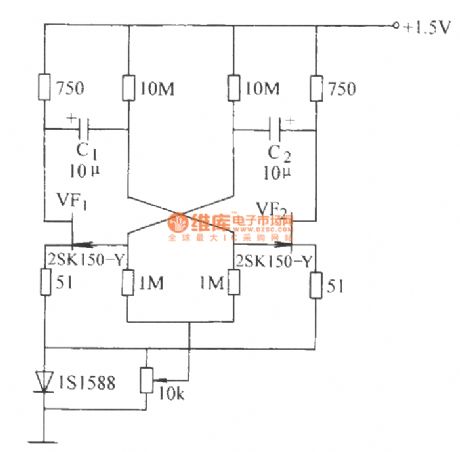 Low-voltage field-effect transistor oscillator circuit