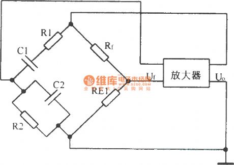 RC bridge oscillator and its equivalent circuit