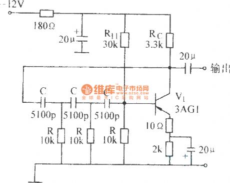 RC phase-shift oscillator