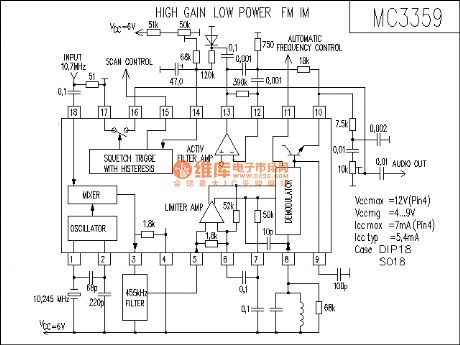 MC3359 receiver circuit