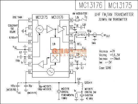 MC13175-76 FM receiver circuit