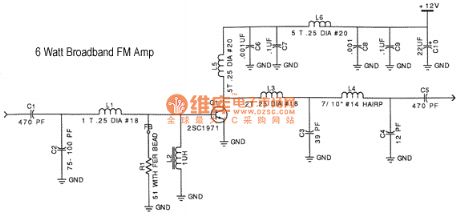 6w FM power amplifier circuit ( English)