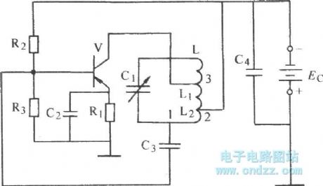 Inductance feedback oscillator circuit