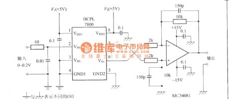 The insulation DC voltage measuring circuit