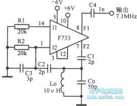 Differential Franklin oscillator