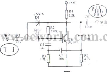 The lkHz Quick Start gating circuit using phase-shift oscillator