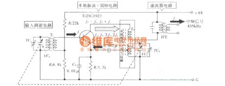 Self-excited frequency conversion circuit
