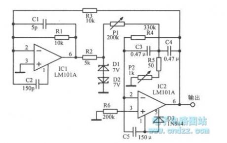20 ~ 20000Hz low-distortion audio oscillator circuit