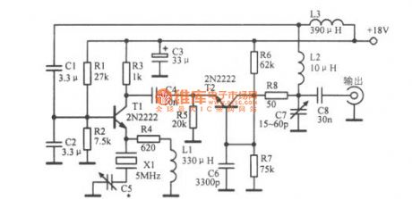 5MHz low-noise crystal oscillator