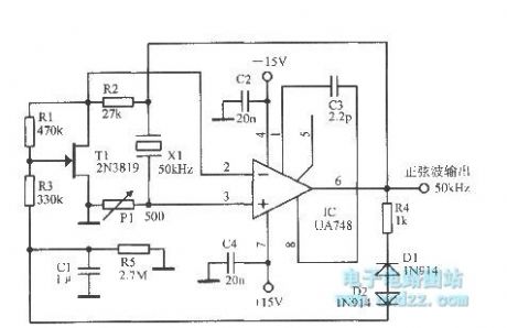 50kHz Meacham ( Mitch Eminem ) bridge oscillator
