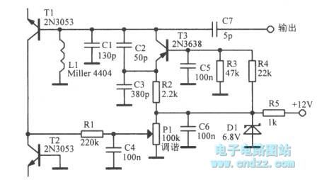 7MHz ± 50kHz oscillator circuit