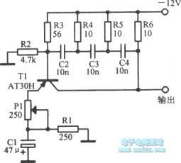 800Hz single- transistor oscillator circuit