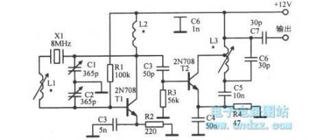 8MHz ± 5kHz oscillator circuit