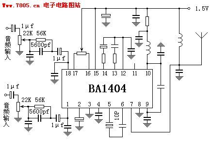 The whole FM transmitter circuit