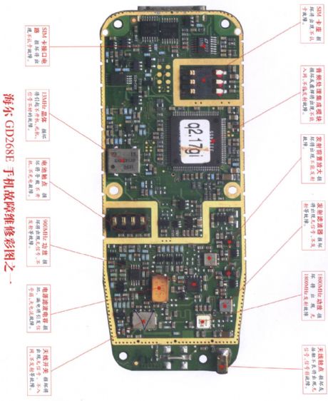 Haier GD268E mobile phone repairing diagram 1