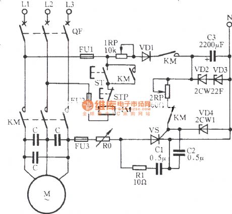 SCR dynamic braking circuit 1