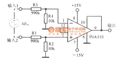 High common- mode voltage differential amplifier circuit