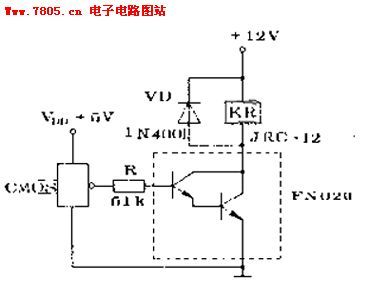 The typical application circuit of Darlington