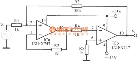 Zero-drift inverting amplifier circuit