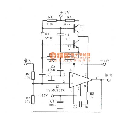 Broadband operational amplifier