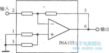 Precision unity-gain inverting amplifier