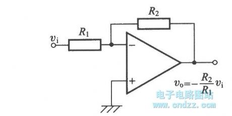 Inverted amplifier circuit