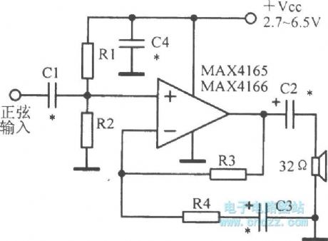Low-power single-supply input and output operational amplifier circuit