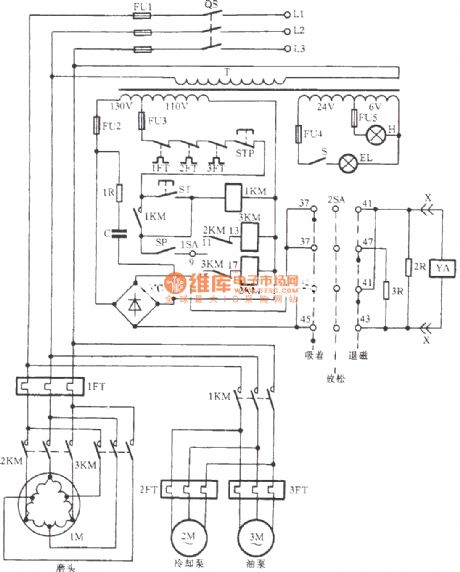 M7120A surface grinding machine control circuit