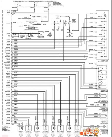 BMW automatic memory seat circuit diagram