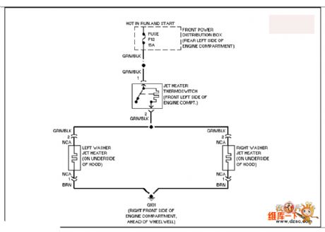 BMW nozzle heater circuit diagram