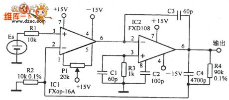 Serviceable Battery Buffer Amplifier Circuit