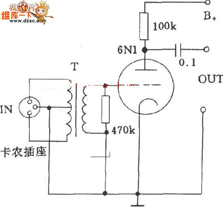 Vacuum Tube Low Impedance Input Circuit