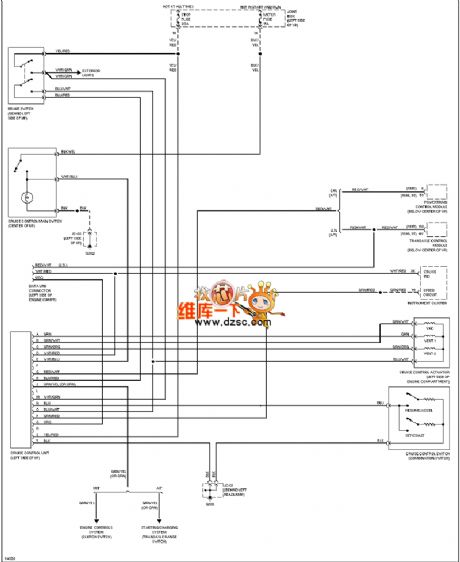 Mazda 626 cruise control circuit diagram