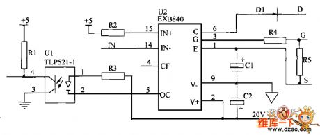 EXB840 drive circuit diagram