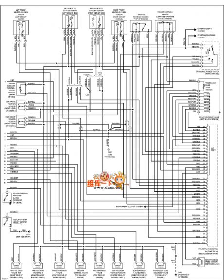 Mazda 626 2.5L Engine Performance circuit diagram 2
