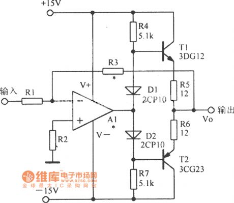 Bipolar Output Current Expansion Circuit Diagram