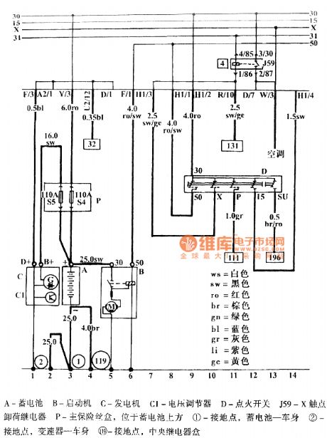 Jetta power and boot system schematic