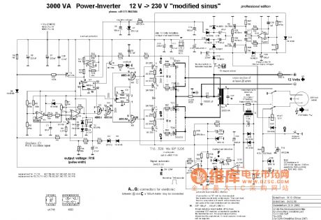 3000VA UPS Power Supply circuit