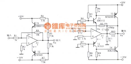 Two Ways to Extend Output Amplitude Circuit Diagram